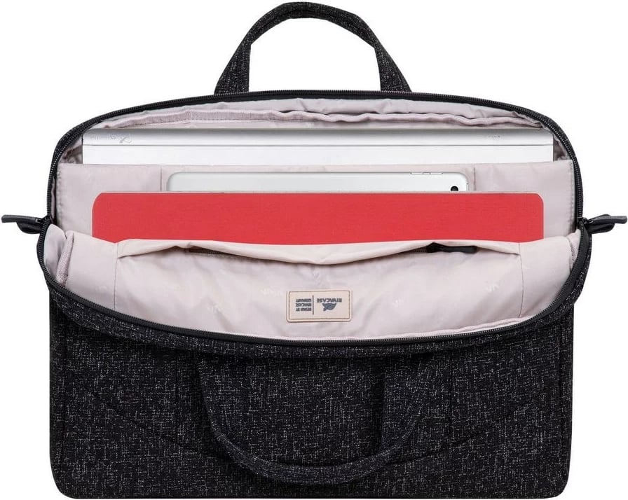Çantë messenger RivaCase 7931, për laptop 15.6", e zezë
