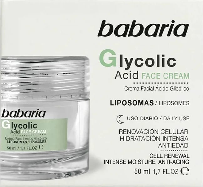 Krem fytyre Babaria Glycolic Acid 50ml