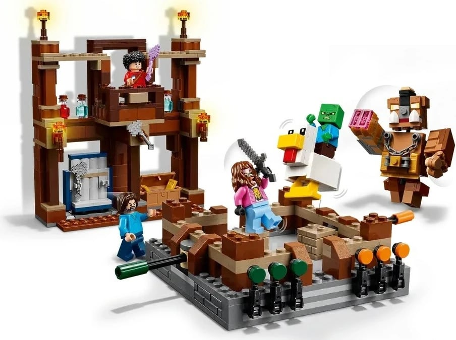 Set LEGO Minecraft 21272 Woodland Mansion Fighting Ring
