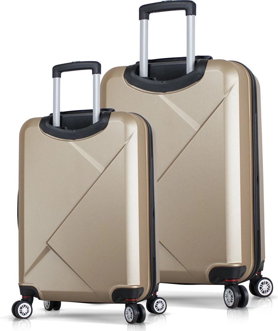 Set valixhesh (2 copë), ngjyrë ari, Zoozie Bags, 6868