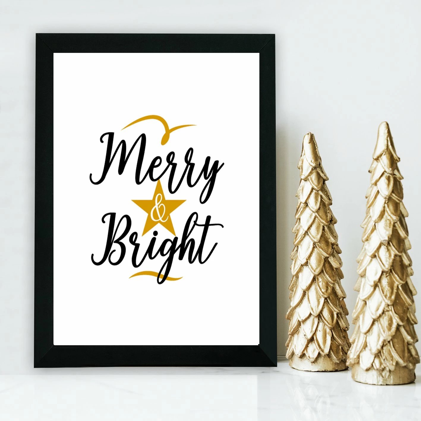 Pikturë dekorative me kornizë MDF, shumëngjyrëshe, Wallity, SC481, 24x29cm