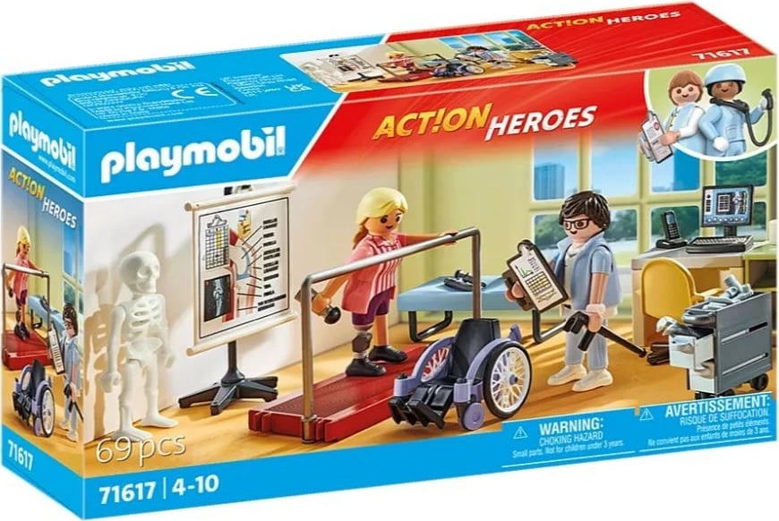 Set lodrash Playmobil Action Heroes 71617 Orthopedic Ward, 69 pjesë