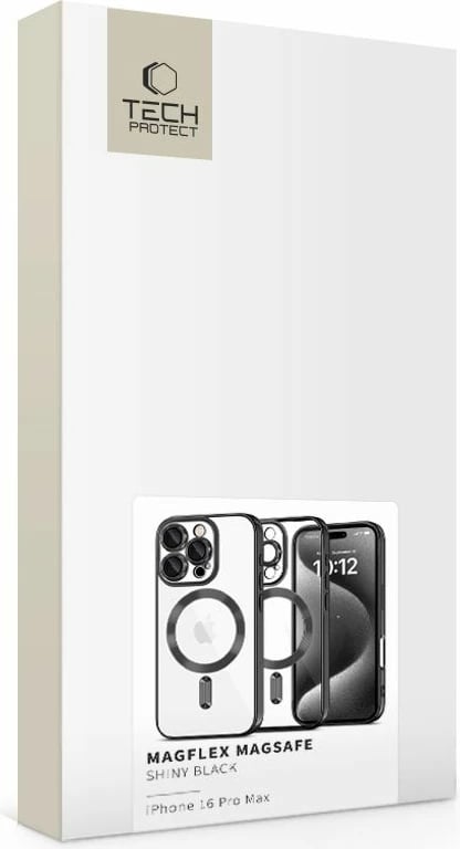 Mbështjellës Tech-Protect MagFlex për iPhone 16 Pro Max, MagSafe, i zi
