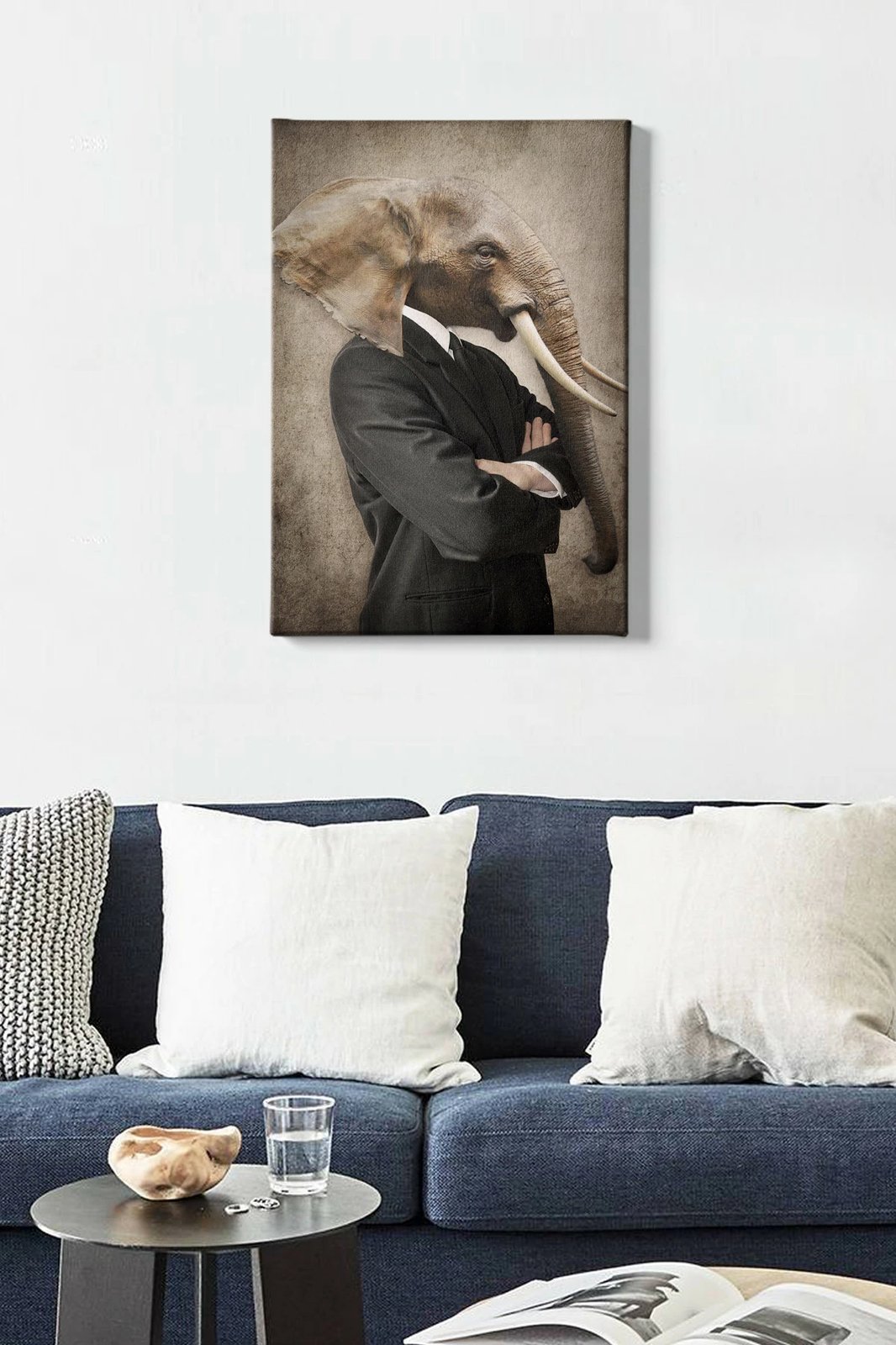 Pikturë dekorative në kanavacë, shumëngjyrëshe, 50x70cm, kornizë druri