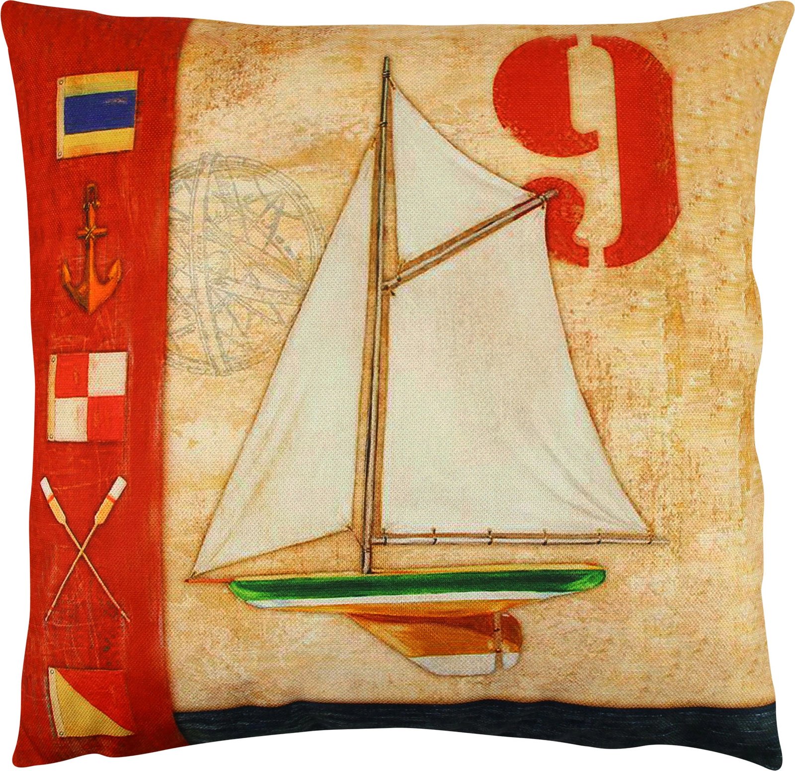 Jastëk dekorativ Evila Originals, shumëngjyrësh, A12574, 43x43cm