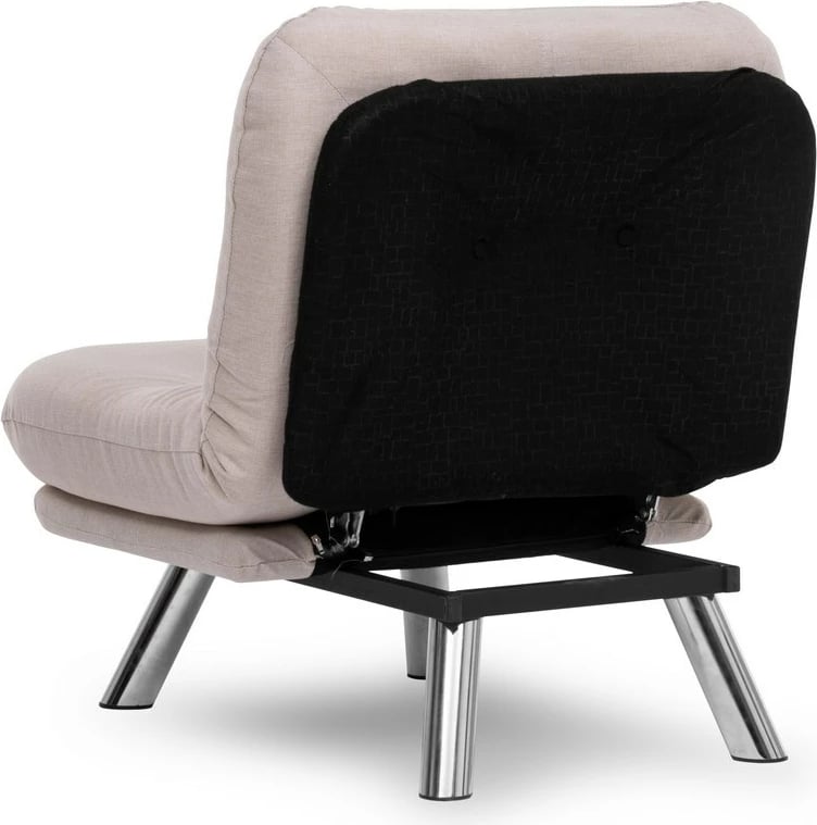 Krevat-karrige një vendësh, Atelier del Sofa, Misa Small Solo v2, krem