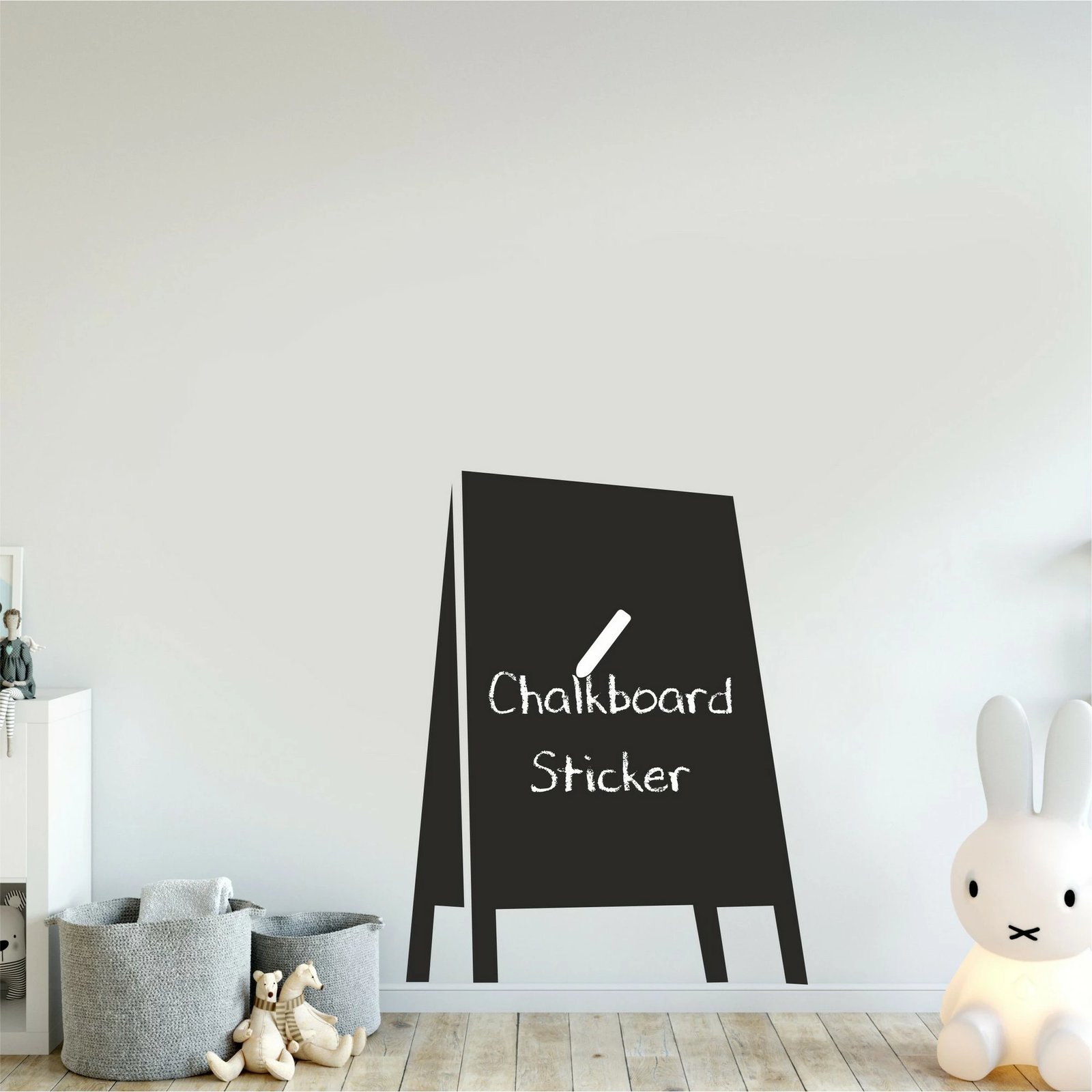 Sticker dekorativ për mur, Wallity, MY-00105, ngjyrë e zezë, 60x80cm