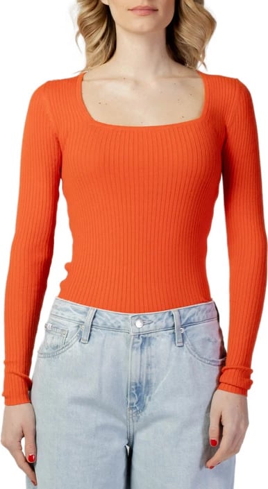 Bluzë për femra Vero Moda, e portokalltë