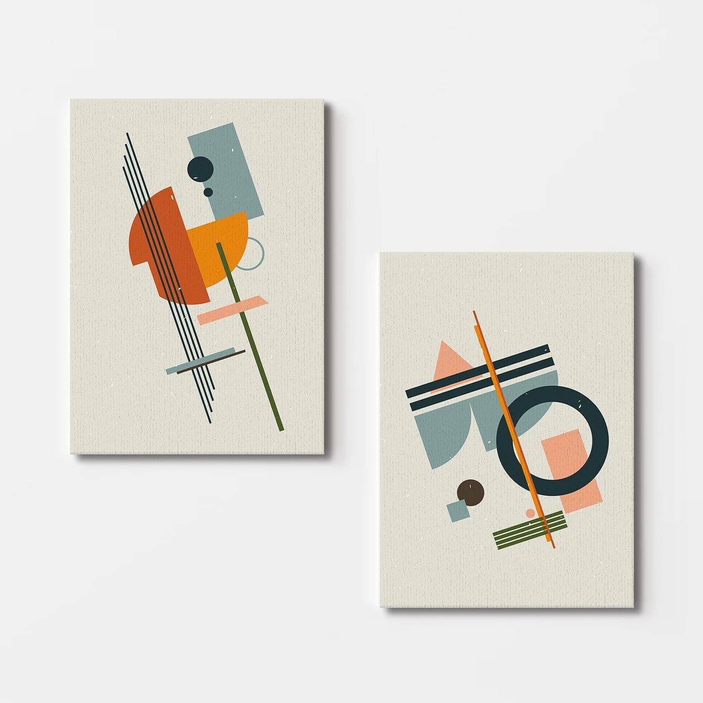 Pikturë dekorative në kanavacë (2 copë), Wallity, 2KNV4246, 70x100 cm