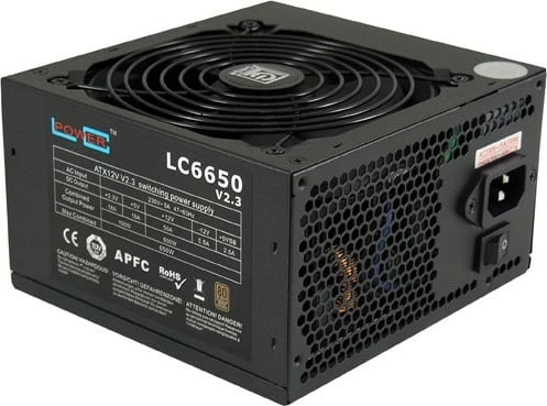 Furnizues energjie LC-Power LC6650 V2.3, 650W, 80 PLUS Bronze, ATX, i zi