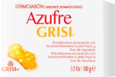 Sapull dermatologjik GRISI Dermo Sulfur, 100g