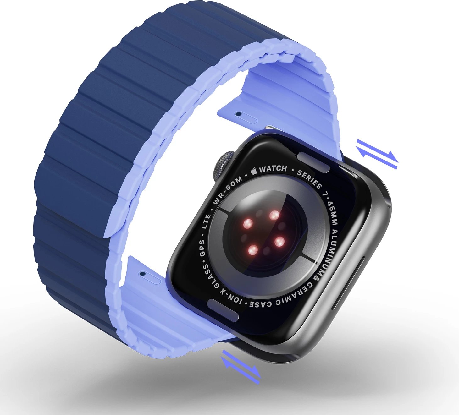 Rrip magnetik për Apple Watch Dux Ducis LD Version, 49/45/44/42mm, Kaltër