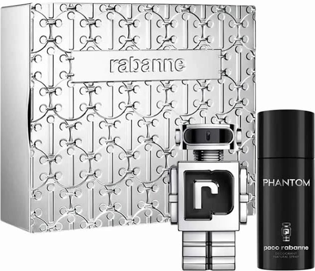Eau de Toilette set për meshkuj Paco Rabanne Phantom, 100ml, 2 copë