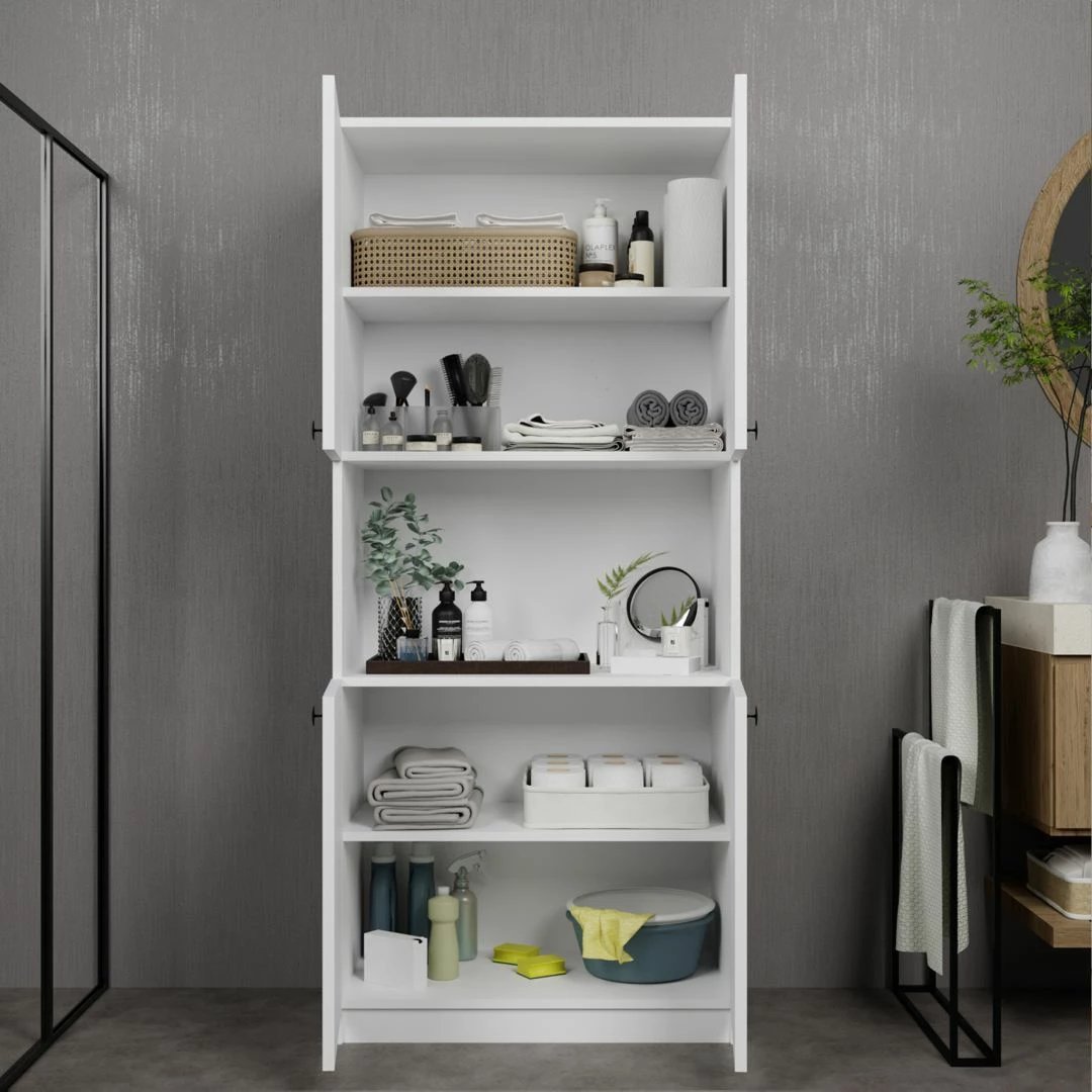 Dollap multifunksional, ngjyrë e bardhë, Skye Decor Lucas 1600-102