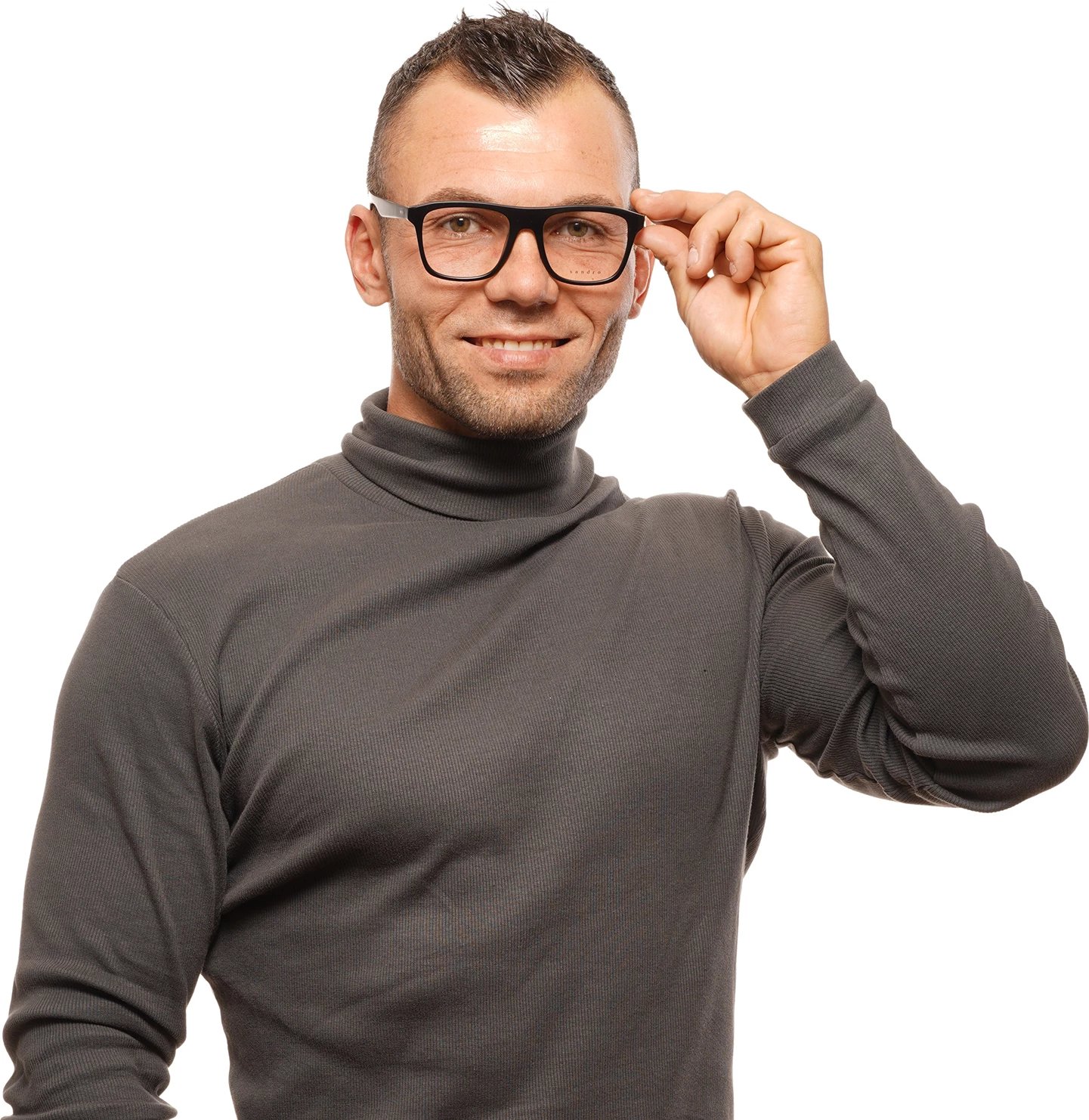 Korniza optike për meshkuj Sandro, e zezë