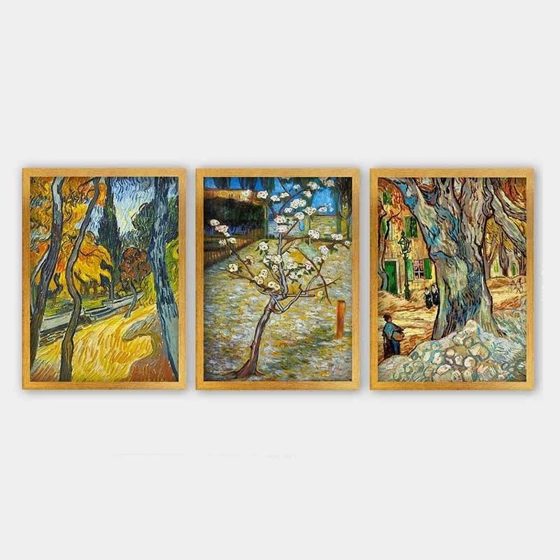 Pikturë dekorative me kornizë (3 copë), Wallity, 3AC_UN87641_3545