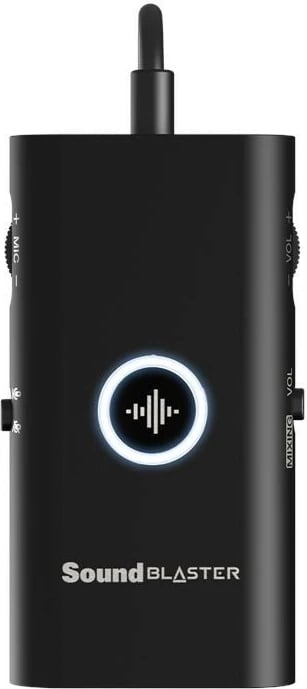 Kartë zanore Sound Blaster G3 Creative Labs, USB-C/USB-A, për PS4, Nintendo Switch, PC/Mac, e zezë