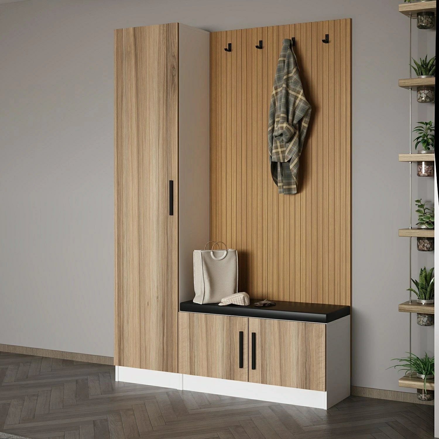 Stendë për korridor, ngjyrë arre, Skye Decor Noah - 8300