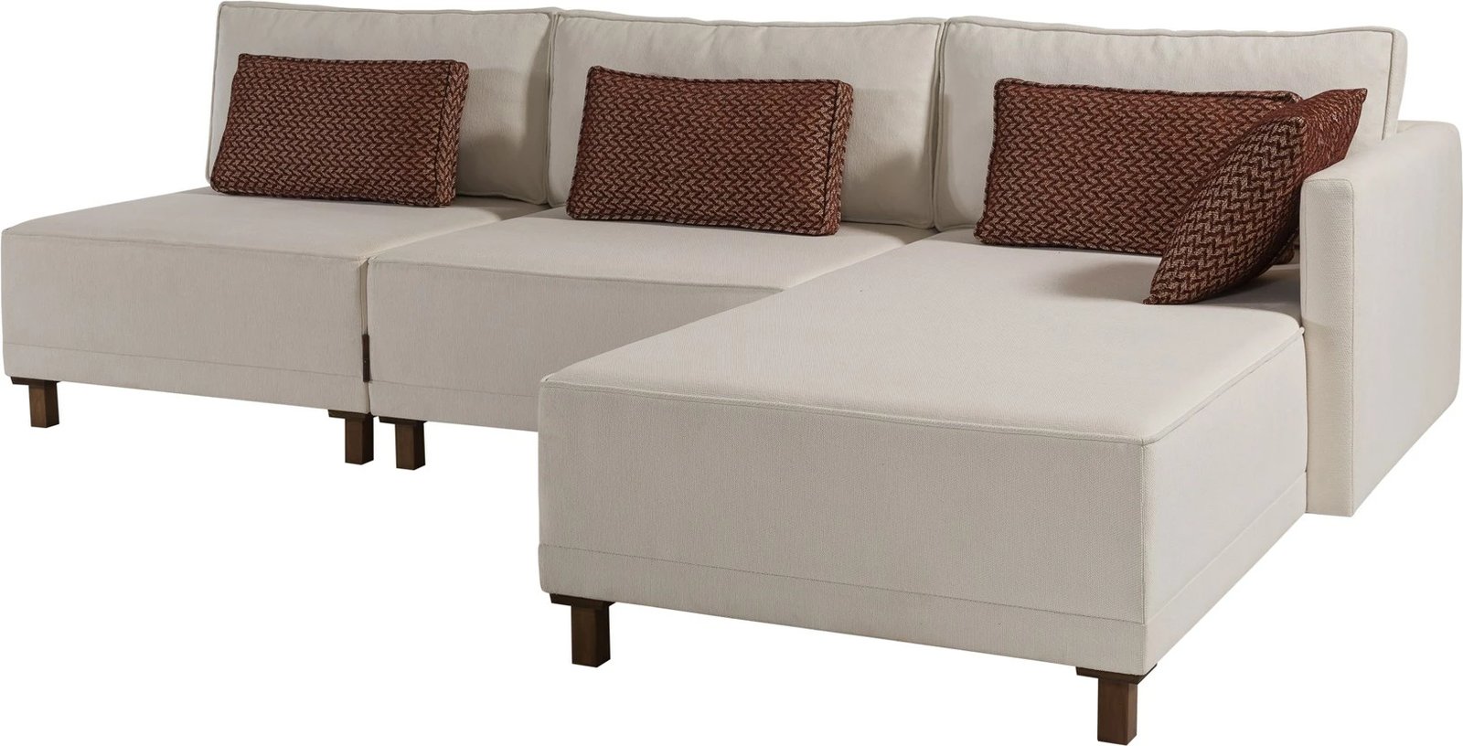 Kënd divan-krevat Atelier del Sofa, Matris, kënd i djathtë, bezhë