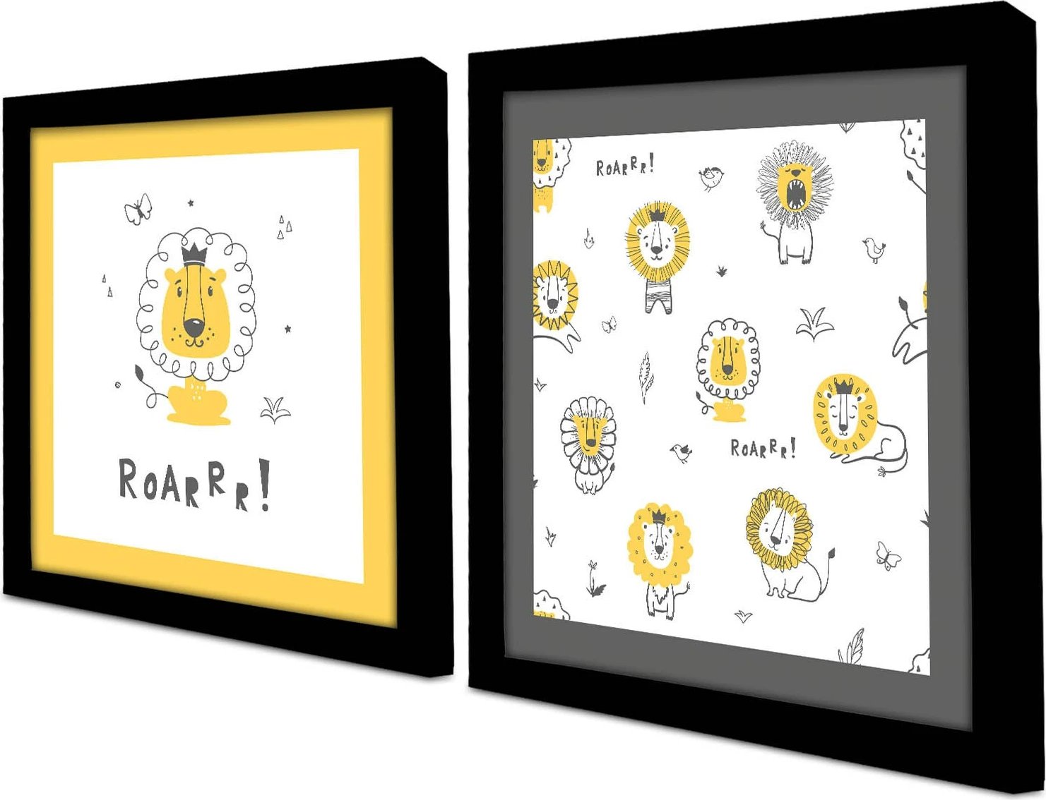 Pikturë dekorative me kornizë MDF (2 copë), Wallity, 2P3333SCT-006