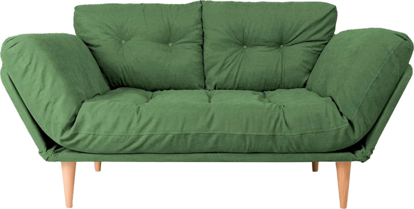 Krevat-sofá 3 vende, Nina Daybed, ngjyrë e gjelbër, GR106