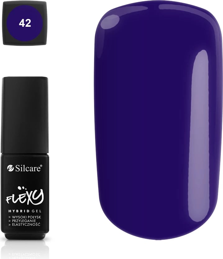 Llak për thonj Silcare Flexy Hybrid Gel 42, 4.5g