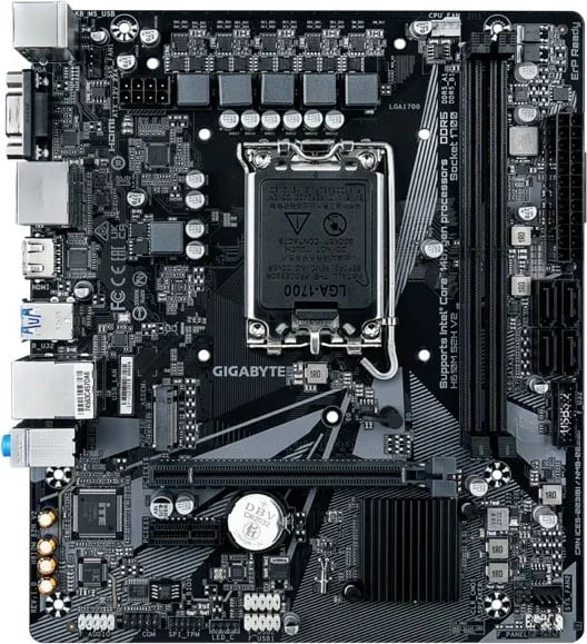 Pllakë amë Gigabyte H610M S2H V2, LGA1700, 2x DDR5, PCIe 4.0 x16, M.2, DP/HDMI/D-Sub, micro ATX