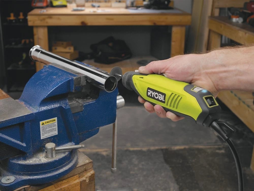 Grinder i drejtë RYOBI EHT150V, 150W, set me 115 aksesorë, Zi