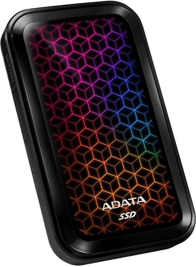 Disk i jashtëm SSD ADATA SE770G, 2 TB, USB Type-C 3.2 Gen 2, Zi