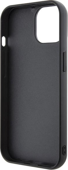 Mbështjellës Karl Lagerfeld 3D Rubber Multi Logo për iPhone 15, i zi