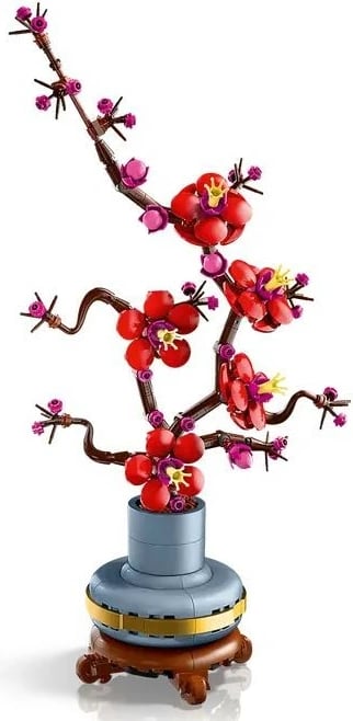 Set ndërtimi LEGO Icons 10369 Plum Blossom, 327 pjesë, dekor për shtëpi/zyrë