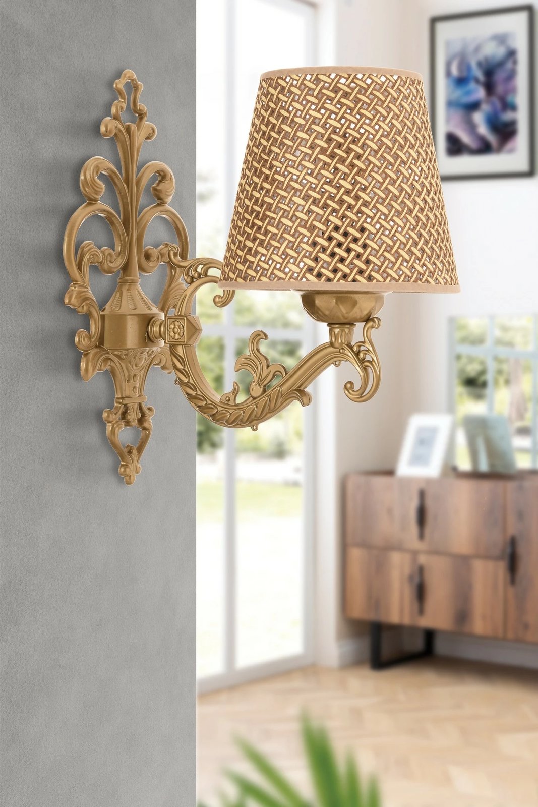 Llambë muri Opviq Claire Hazeran, natyrale, ari