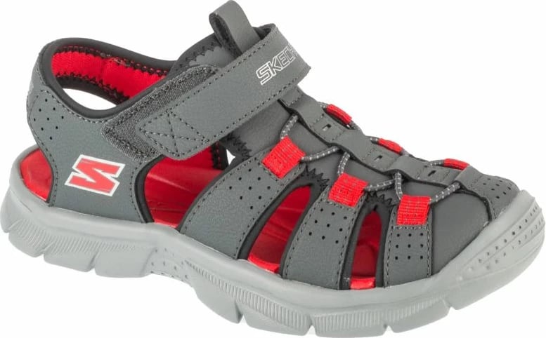 Sandale fëmijë Skechers, gri