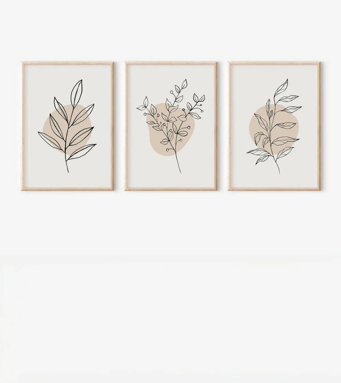 Set pikturash dekorative me kornizë, shumëngjyrëshe, 3 copë, Wallity, 3Dartsohoset32