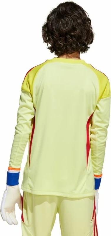 Fanellë portieri për fëmijë adidas, e verdhë dhe e kuqe