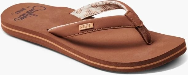 Sandale flip-flop për femra Reef, kafe