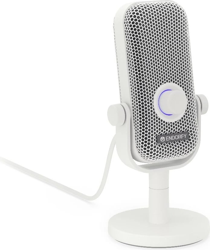 Mikrofon Endorfy Solum Voice S, USB-C, RGB, i bardhë