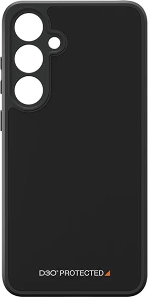 Mbështjellës PanzerGlass HardCase me D3O Bio për Samsung Galaxy S24+, i zi dhe transparent