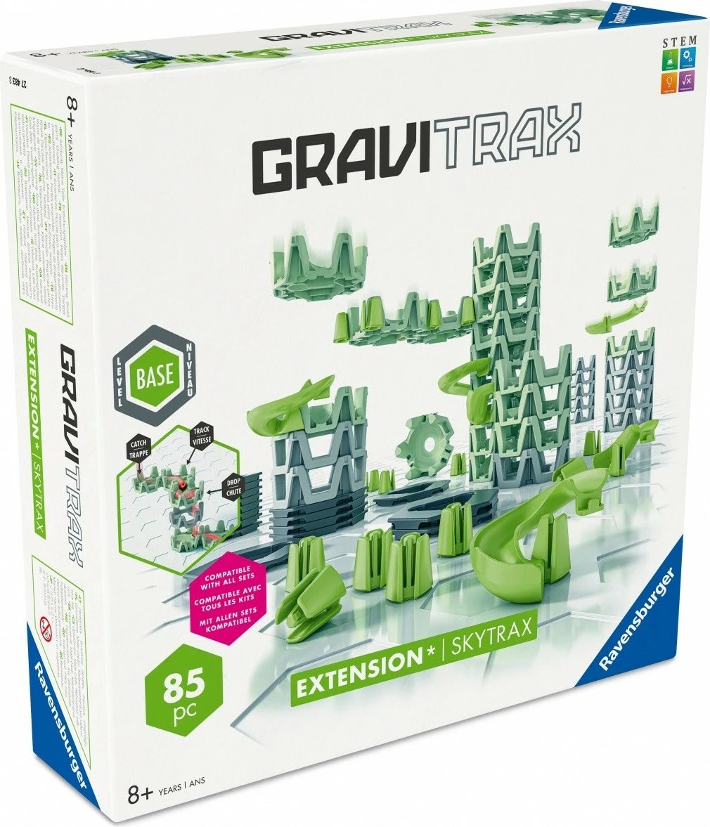Set ndërtimi GraviTrax Skytrax, Ravensburger, 85 pjesë, shtesë