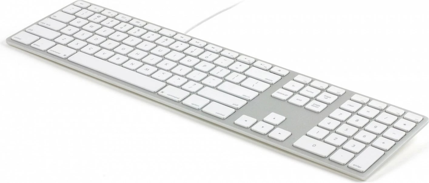 Tastierë Matias FK318B-UK për Mac, me 2xUSB, me kabllo, Gri