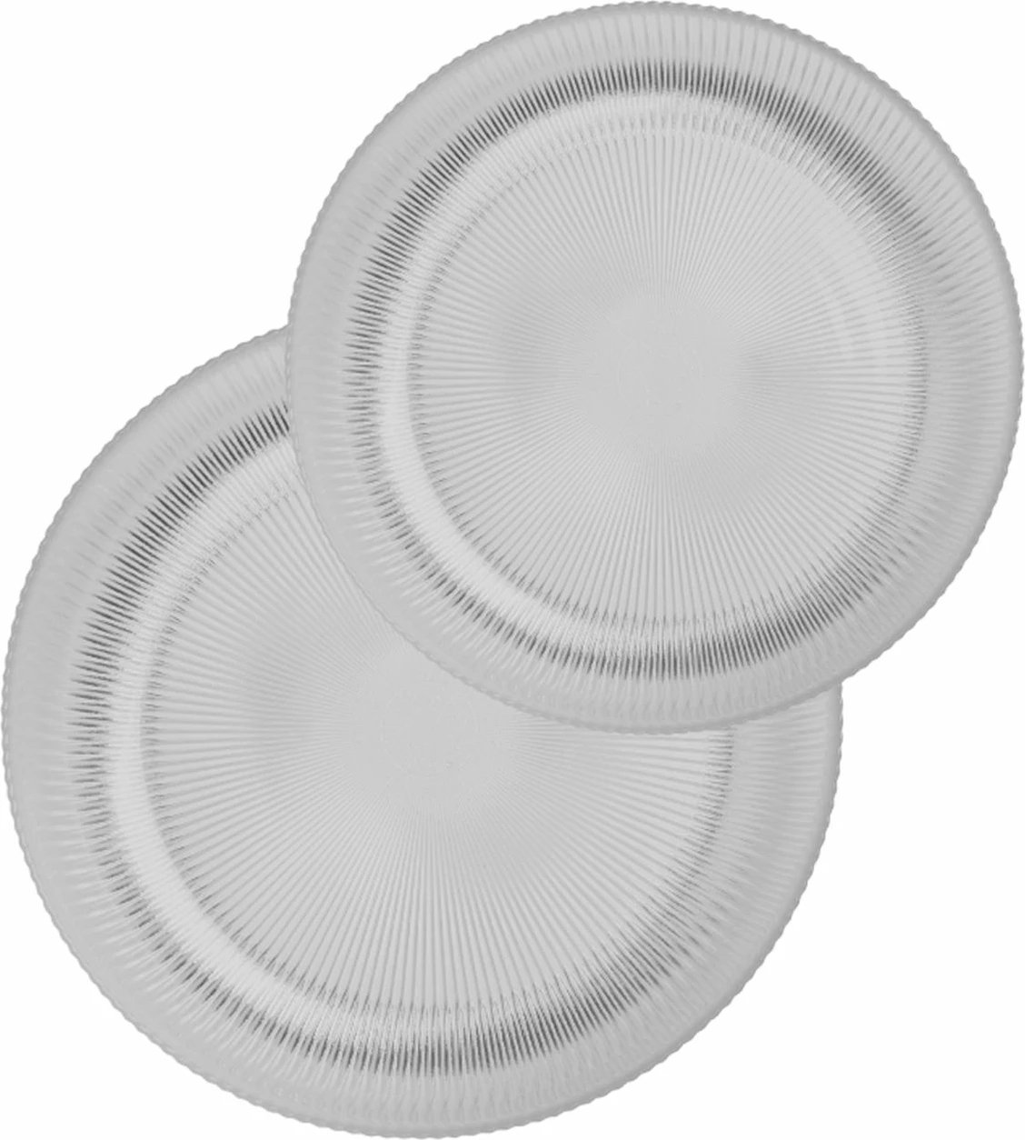 Set tasash sallate prej qelqi, 2 copë, Hermia Concept, Splendid - Fume