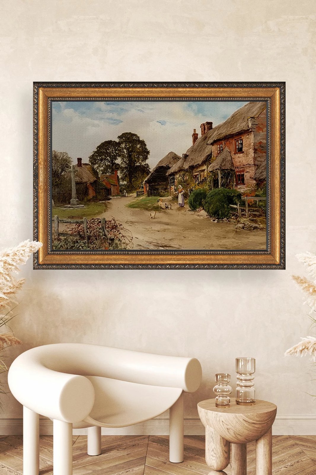 Pikturë dekorative në kanavacë me kornizë, Wallity, ATCRCVCNVSMDL51 - 50x70cm