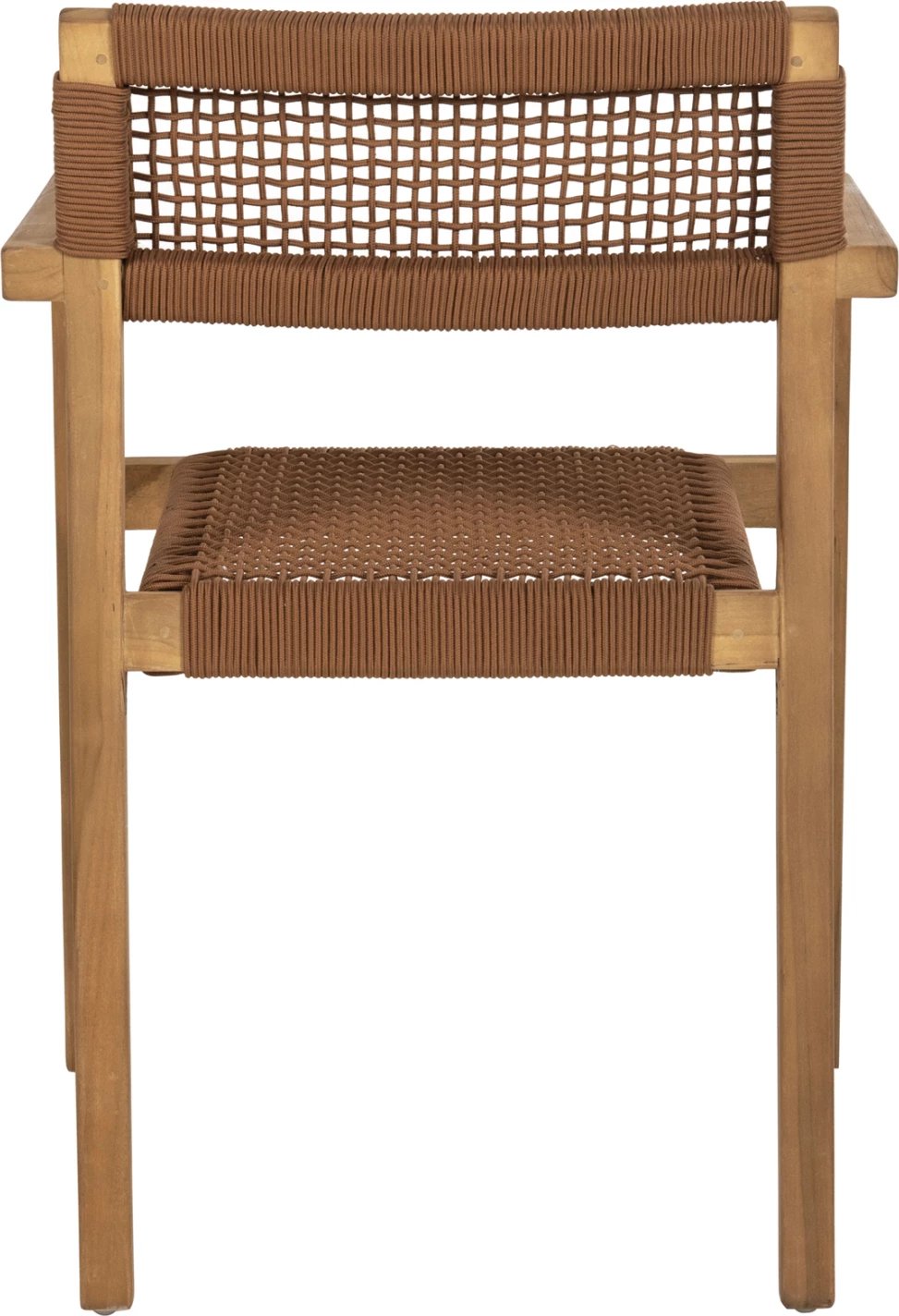 Karrige me krahë CHARLOTTE FH9637.01 dru tik natyral & litar kafe 59x54x83H cm