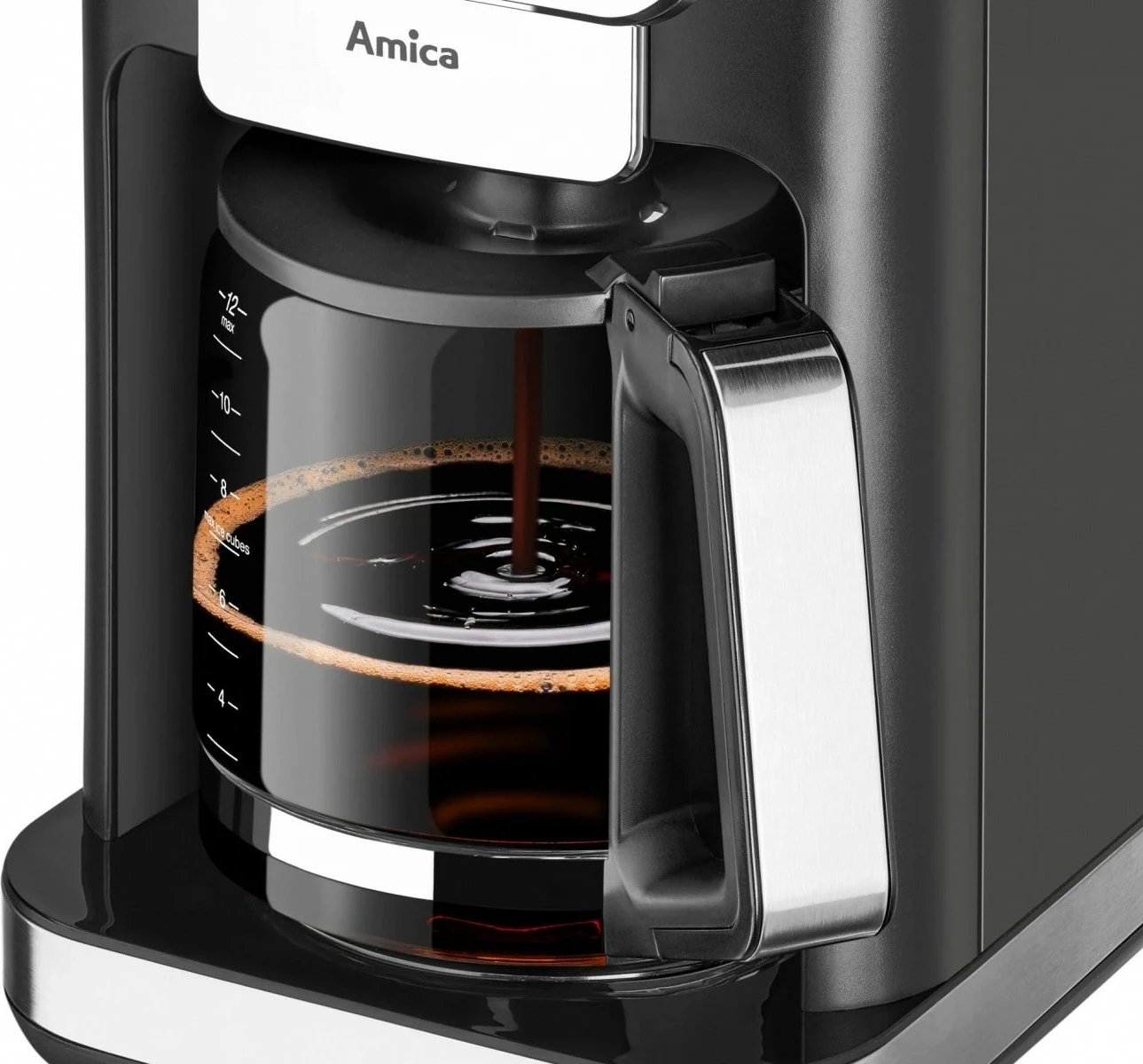 Aparat kafeje pour-over, Amica CD2011 1.8L 1100W me ekran LED, i zi