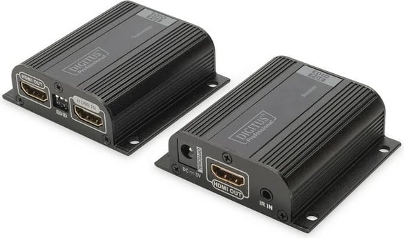 Set zgjatues HDMI Digitus DS-55100-1, 50m, 1080p, IR, i zi