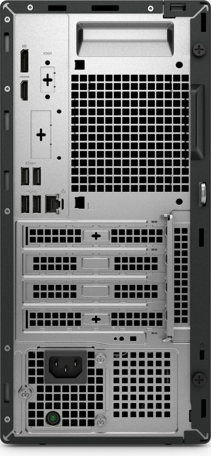 Kasë DELL PRO TOWER QCT1250, 180W, TPM, e zezë
