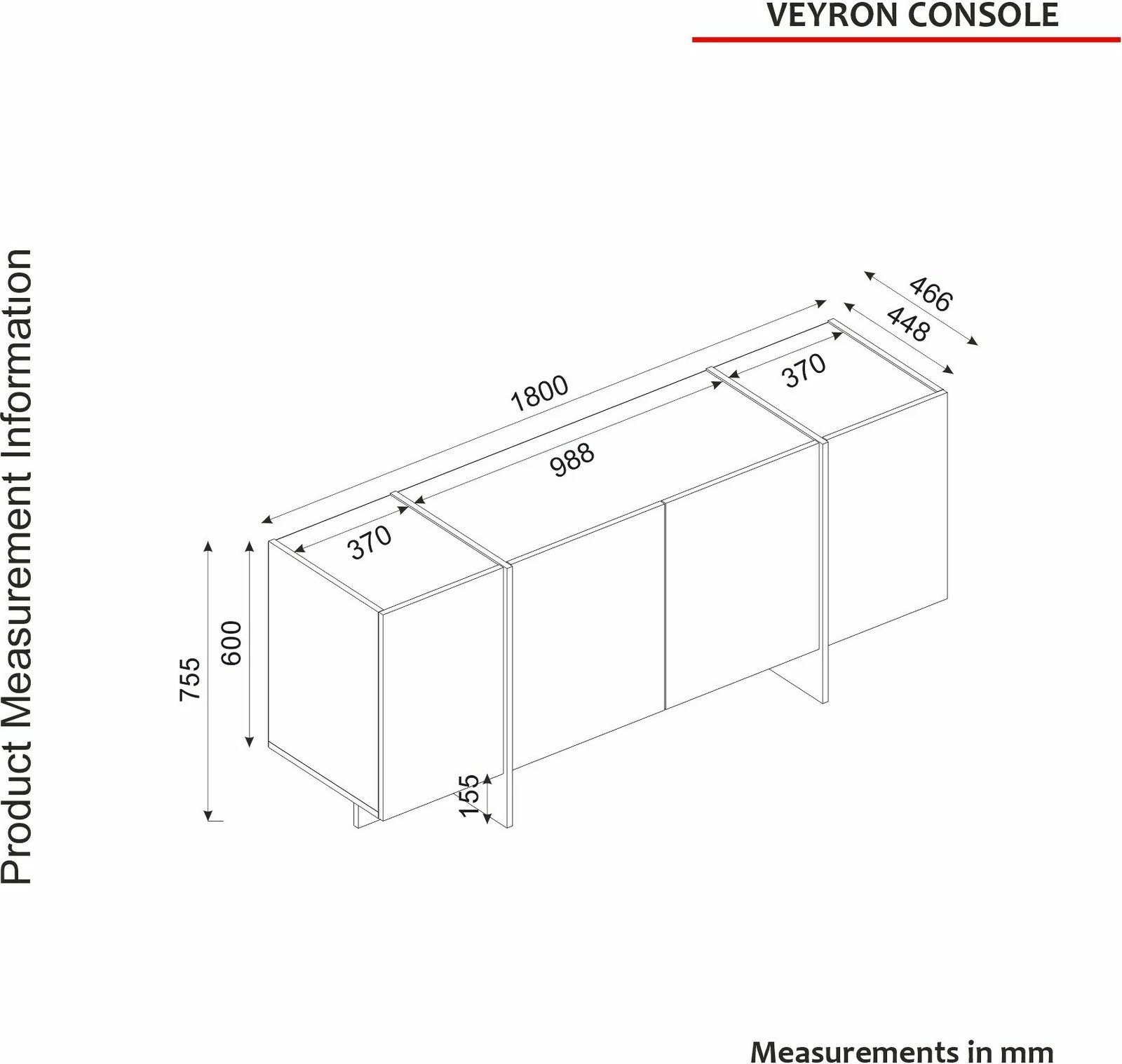 Set mobiljesh për dhomë dite, Skye Decor Veyron Set 3, ngjyrë e zezë dhe ari