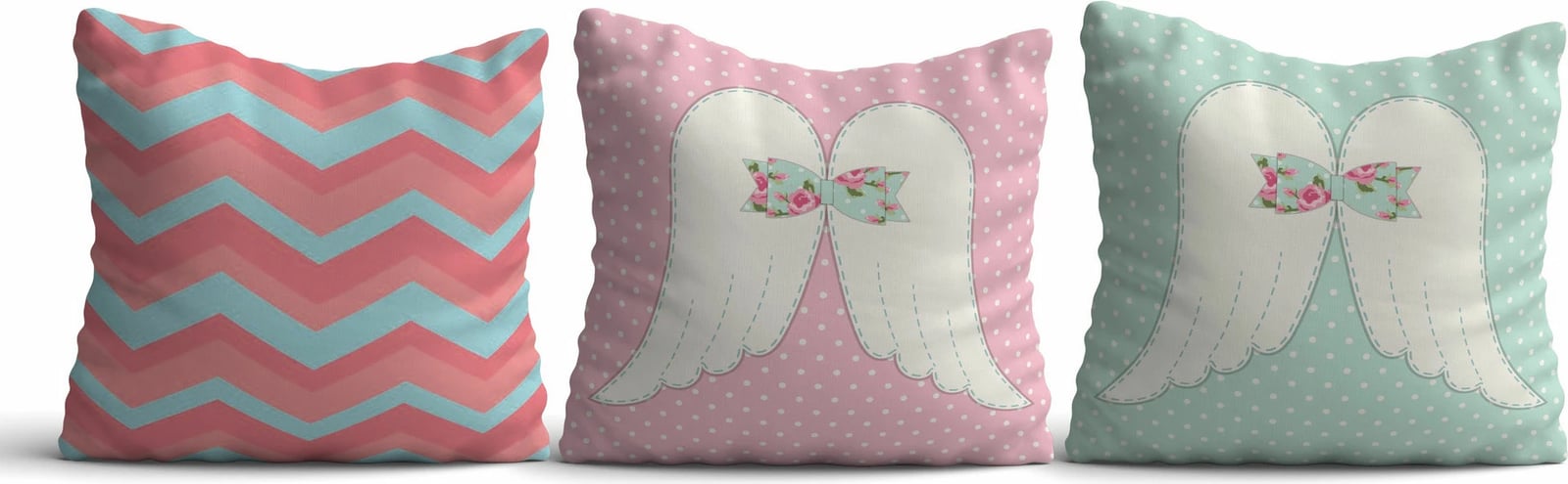 Set jastëkësh dekorativ (3 copë), Aberto Design, HMI-KIR-110