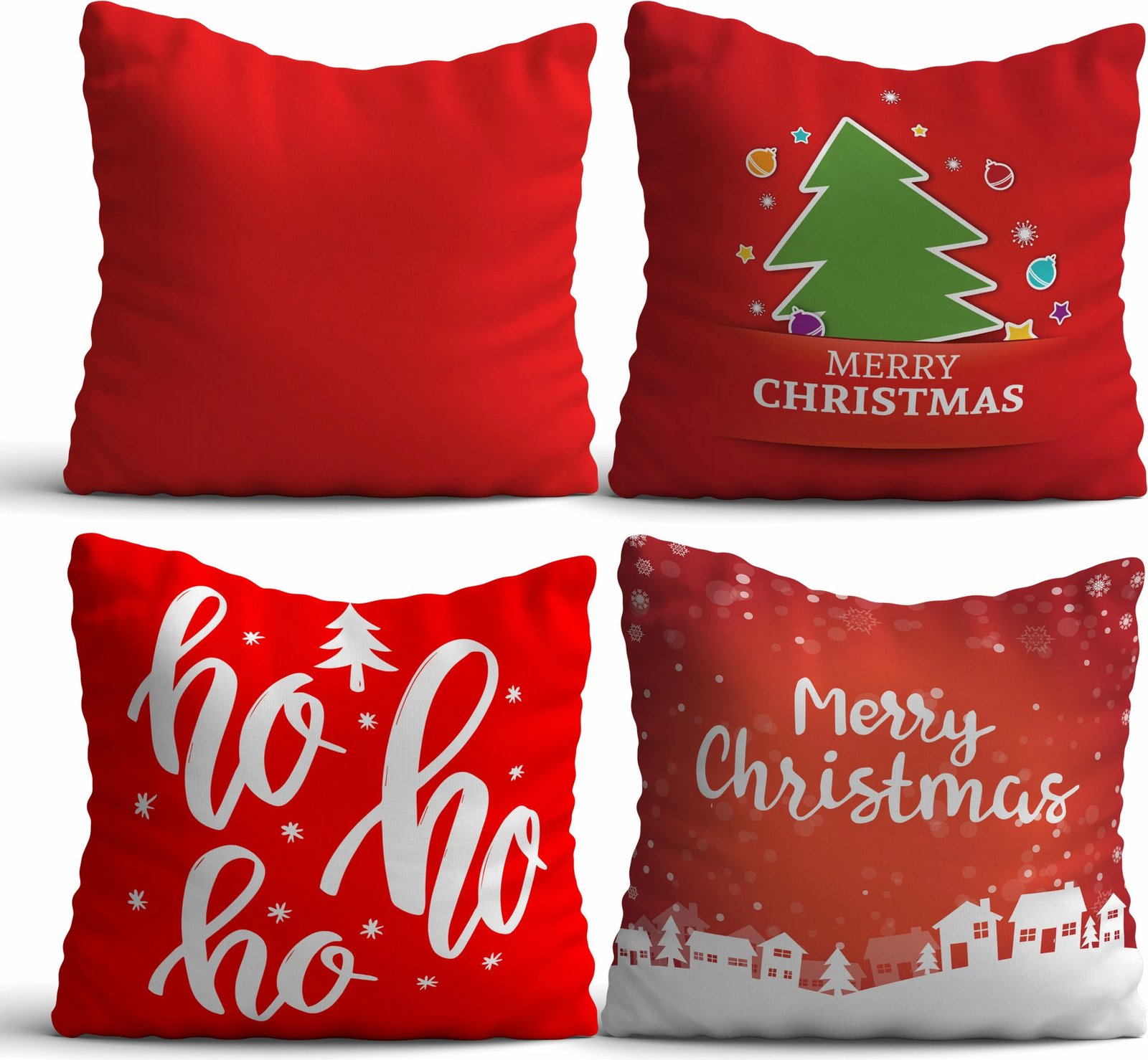 Set jastëkësh dekorativ (4 copë), Aberto Design, NYXMAS06