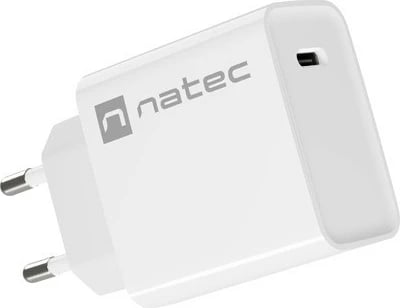 Karikues muri Natec Ribera, 1x USB-C, 20W, i bardhë